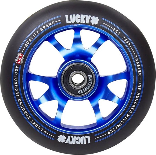 Lucky Toaster 100 Wheel Black Blue