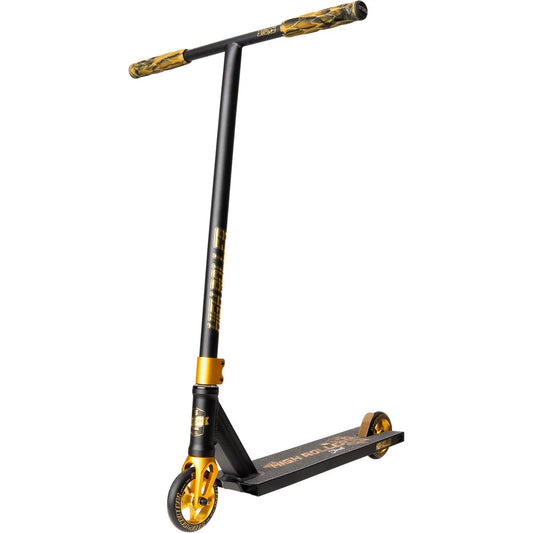 Story Extra High Pro Stuntstep Zwart Goud 87cm