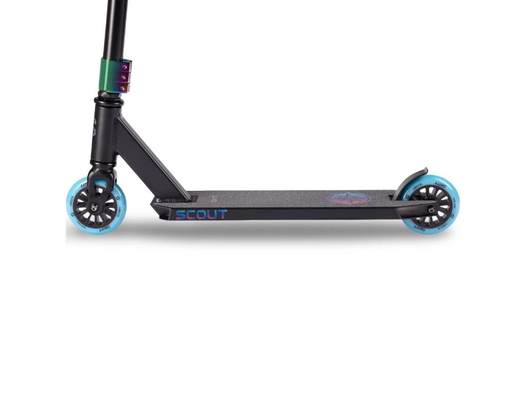 SKITT Stuntstep Scout Zwart - Neochrome 75cm