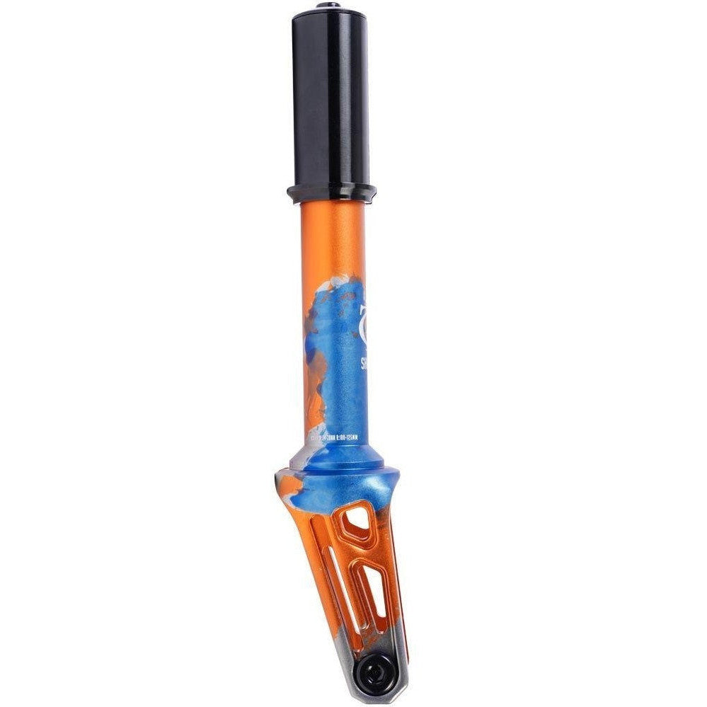 Oath Shadow IHC Fork Orange Blue Titanium