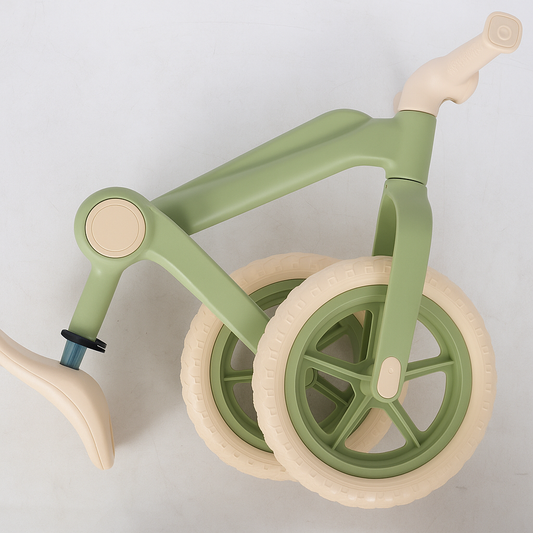 Balancio Loopfiets Opvouwbaar Clean Pastel Oud Hollands Groen 1,5+