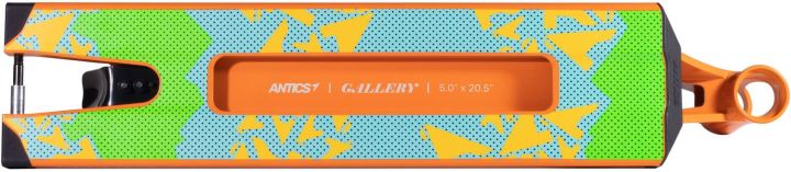 Antics Gallery 5.0 x 19.5 Deck Orange