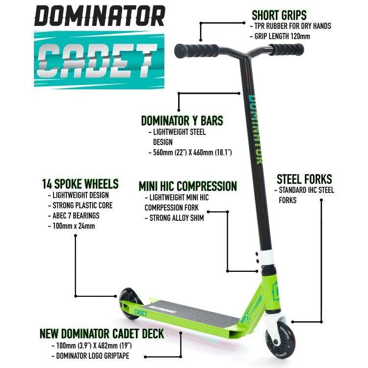 Dominator Cadet Scooter Blue White