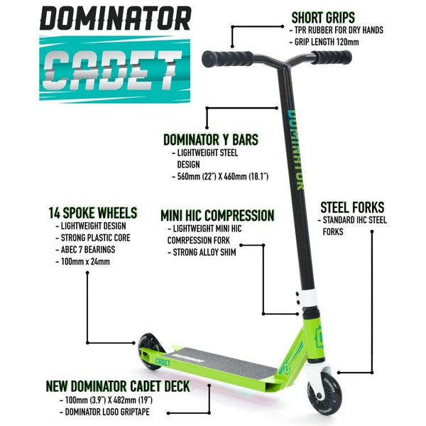 Dominator Cadet Scooter Blue White