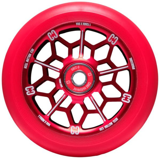 CORE Hex Hollow 110 Wheel Red