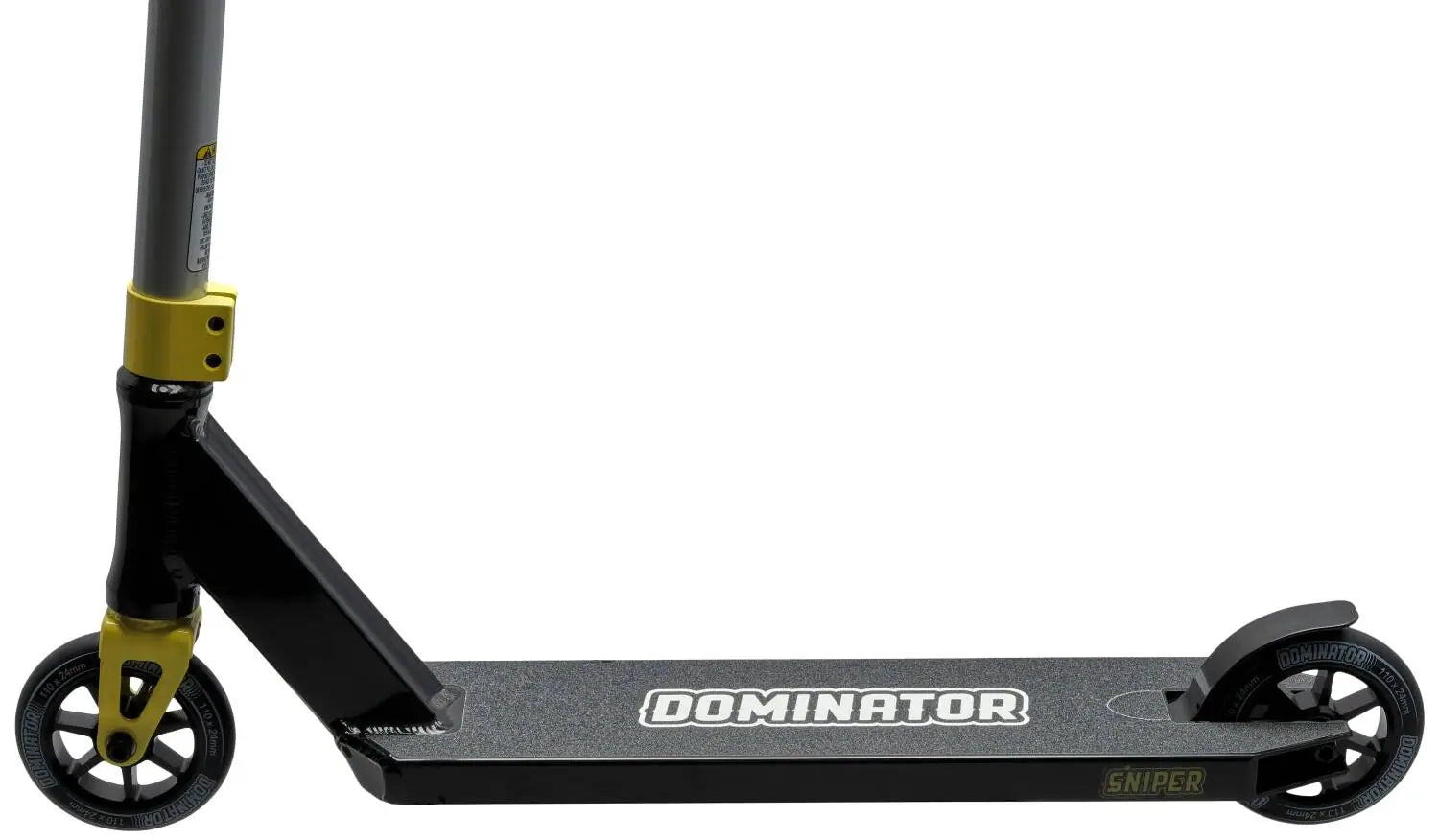 Dominator Stuntstep Zwart Grijs 81,5cm