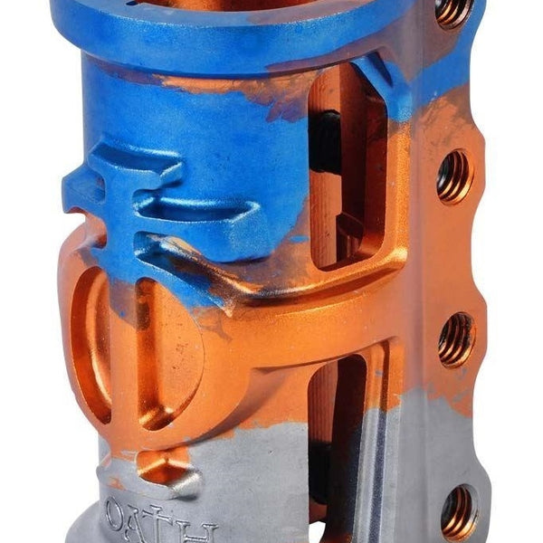 Oath Cage V2 SCS Orange Blue Titanium