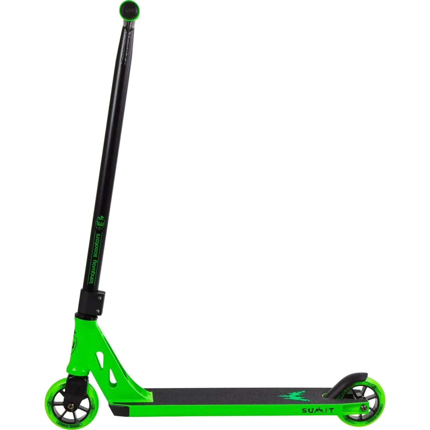 Longway Summit Stuntstep Groen Zwart 85cm