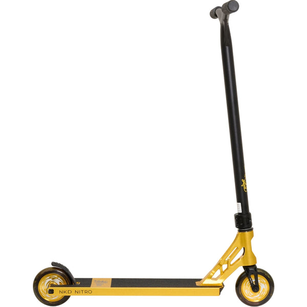 NKD Stuntstep Nitro Goud / Zwart 82cm