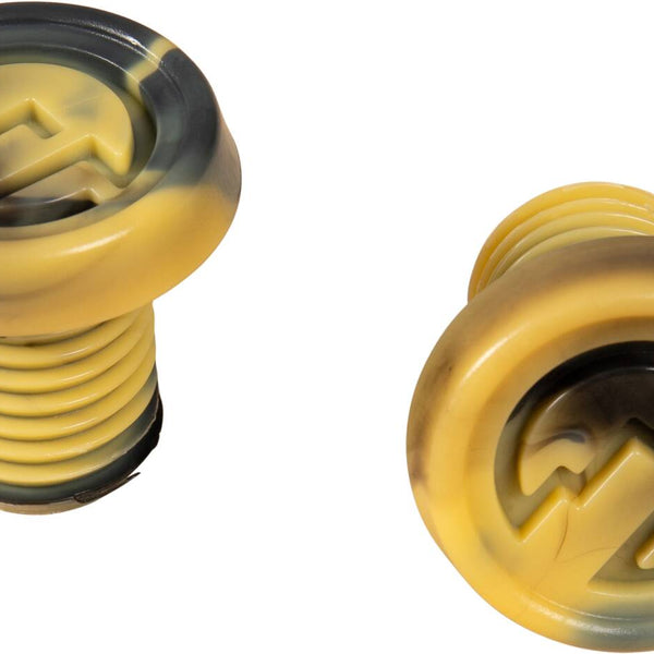 North Industry Grips Black Canary Yellow Swirl