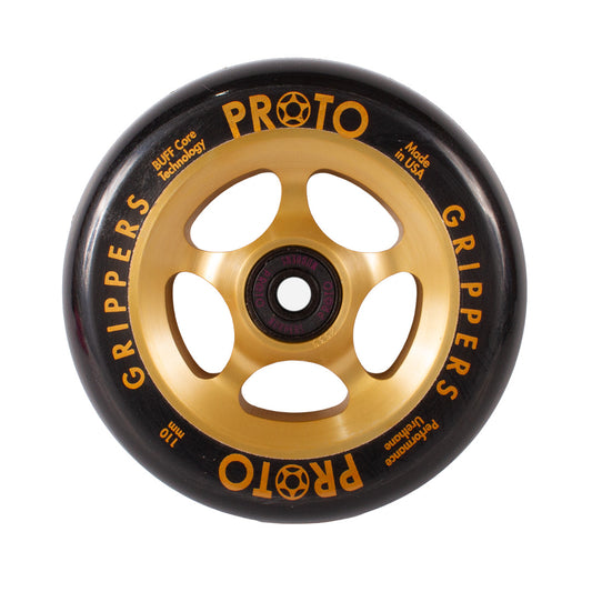 PROTO Gripper 110 Wheel Black on Gold