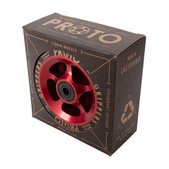 PROTO Gripper 110 Wheel Black on Red