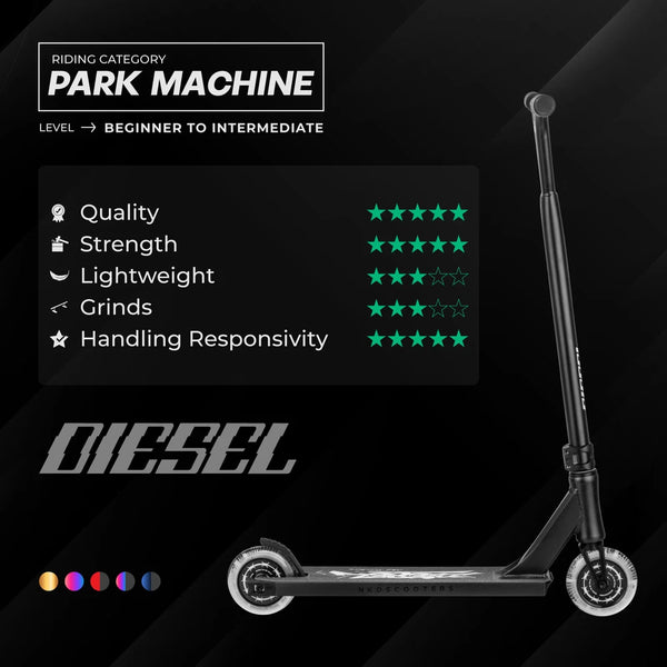 NKD Gas Stuntstep Zwart Neochrome