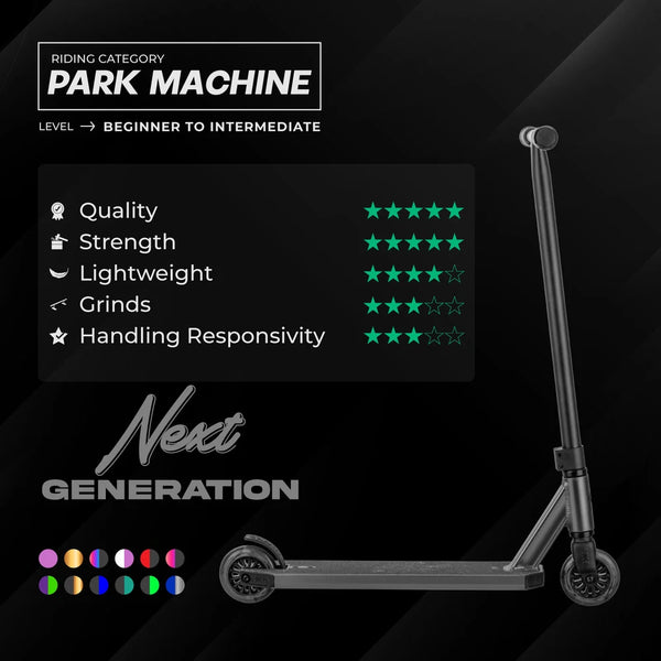 NKD Next Generation 2025 V2 Stuntstep 82cm / 79.5 cm Zwart Roze