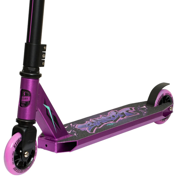 Story Bandit Dos stuntstep Paars Zwart 81cm