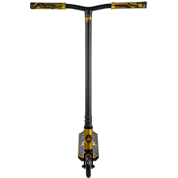 Story High Roller Stuntstep Zwart Goud 84cm