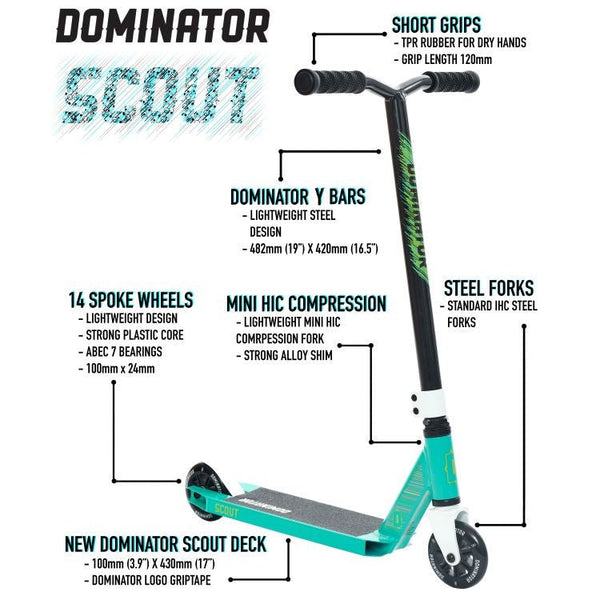 Dominator Scout Scooter Red White