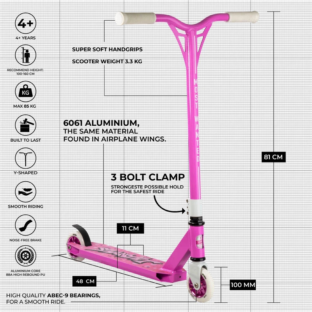 Story Bandit Dos Roze 81cm