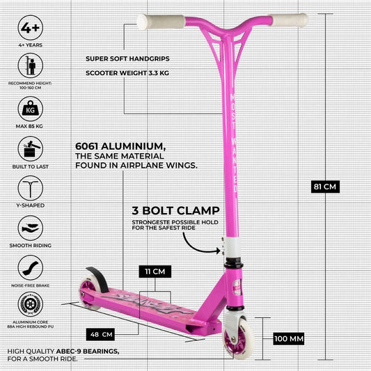 Story Bandit Dos Roze 81cm