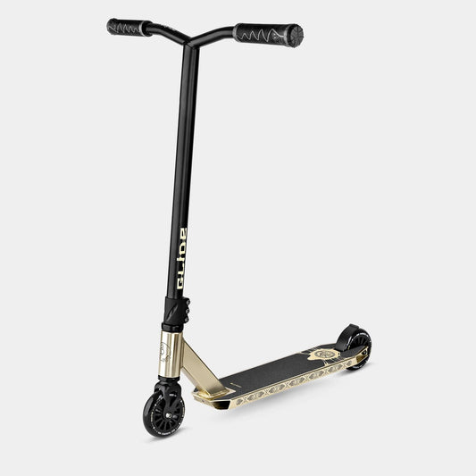 Glide Stuntstep Zwart Goud 81cm